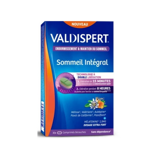 VALDISPERT SOMMEIL INTÉGRAL Mélatonine 1,9mg - 30 Comprimés