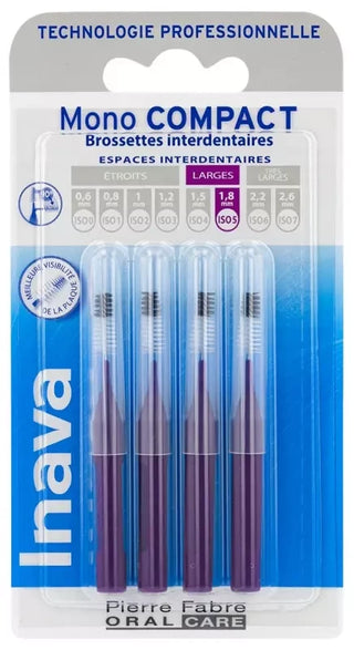Inava Pierre Fabre Oral Care Brossettes Mono-Compact - Taille : ISO5 1,8 mm