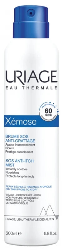 Uriage Xémose Brume SOS Anti-Grattage Peaux Sèches Atopiques 200 ml