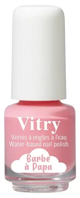 Vitry Vernis à Ongles à l'Eau Mini 4 ml - Couleur : Barbe à Papa