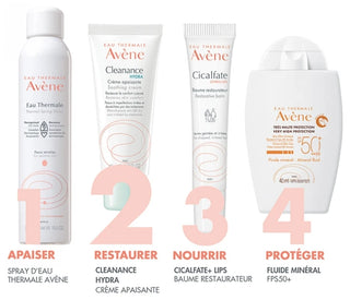 Avène Cleanance Eau Thermale - - Hydra Crème Apaisante - Peaux Desséchées et Irritées Par Traitements 40 ml