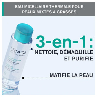 Uriage Eau Micellaire Peaux Mixtes à Grasses 250 ml