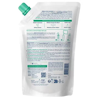 Bioderma Sébium Gel Moussant Éco-Recharge – Nettoyant Purifiant (400 ml)