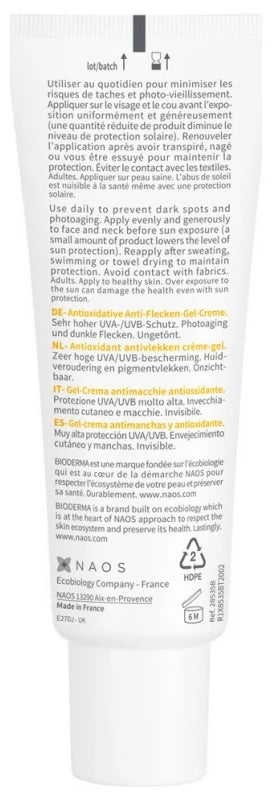 Bioderma Photoderm Spot-Age SPF50+ – Protection Solaire Anti-Taches et Anti-Âge 40 ml paraplus 