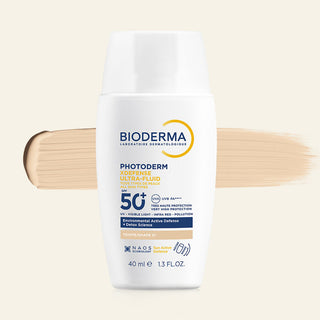 Bioderma Photoderm XDefense Ultra-Fluid SPF50+ Teinté 40 ml – Protection Solaire Détox Anti-Pollution et Teint Naturel paraplus