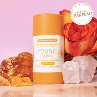 Musc Intime déodorant naturel la Précieuse parfum Ambre florale 50g