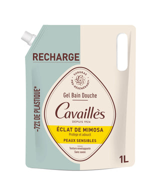 Cavaillès Recharge Gel Bain Douche  Éclat de mimosa 1L