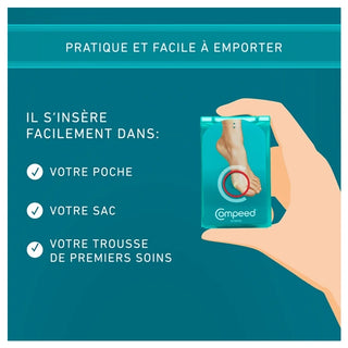 Compeed Ampoules Petites Tailles 6 Pansements Hydrocolloïdes – Protection et cicatrisation rapide paraplus 1