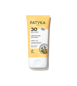 Patyka – Crème Solaire Visage SPF30 Bio – Filtres Minéraux 100mL