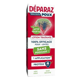 Deparaz PRO CRYSTAL 100ml Lotion Express Anti Poux, Anti Lentes - Tue par Cristallisation