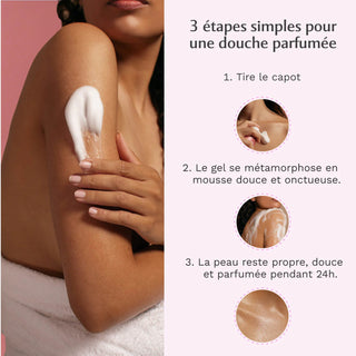 Musc Intime Déo douche L'irrésistible musc blanc 3-en-1 200mL