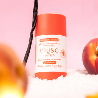 MUSC INTIME déodorant naturel parfum hot peach la charmeuse 50 g