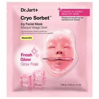 Dr.Jart+ Cryo Sorbet Icy Facial Mask – Masque visage effet glaçon éclat & anti-poches