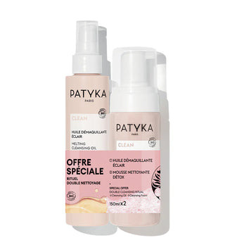 Patyka Clean – Duo Double Nettoyage – Éclat 2x150mL