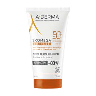A-derma EXOMEGA Crème solaire émolliente SPF50+