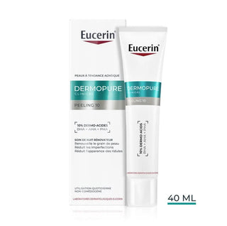 Eucerin Dermopure Peeling10 Soin de nuit renovateur 40mL