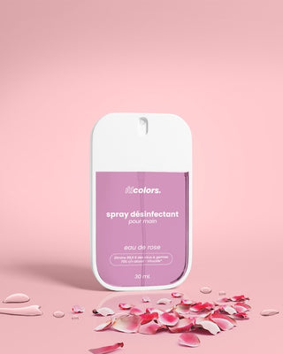 IDCOLORS spray désinfectant pour mains senteur eau de rose 30ml