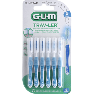 Gum Trav-ler Brossettes Interdentaires 1614 1,6mm x6