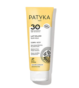 Patyka – Lait Solaire Corps SPF30 Bio – Filtres Minéraux 100mL