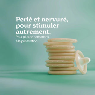 My Lubie Préservatifs Sensations Perlés & Nervurés (12 préservatifs)