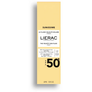 Lierac Sunissime Le Fluide Velouté SPF50+ 40 ml – Protection Solaire Visage Anti-Âge Global paraplus 