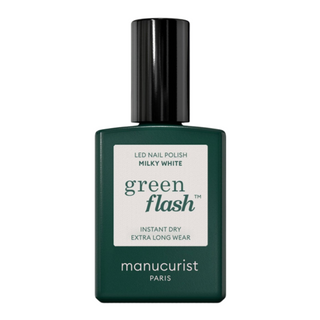 Manucurist green flash vernis semi-permanent milky white 15ml