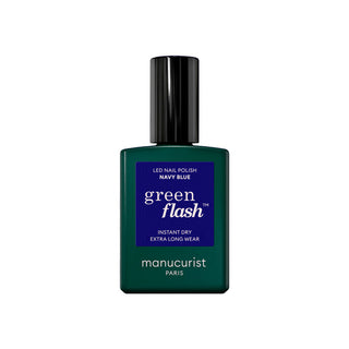 Manucurist green flash vernis semi-permanent navy blue 15ml