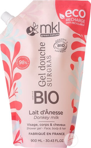 MKL Green Nature Eco-Recharge Gel Douche Lait d'Ânesse Bio 900 ml