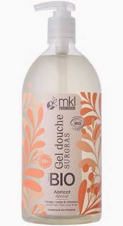 Mkl Green Nature Gel Douche Bio 1 l Abricot