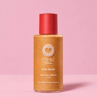 Musc Intime – Huile Pailletée Corps Rose Mystik 100mL