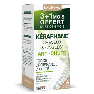 Nat&Form Kéraphane Cure de 3 mois + 1 mois OFFERT