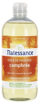 Natessance Huile de Massage Camphrée 500 mc