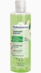 Natessance Shampooing Purifiant - Tea Tree & Kératine Végétale 250 ml