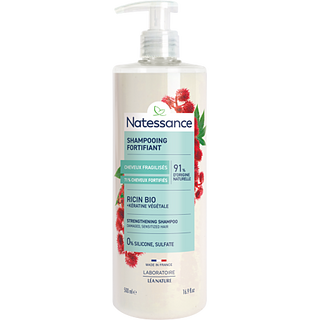 Natessance Shampooing Réparateur Fortifiant - Ricin & Kératine Végétale - 500 ml