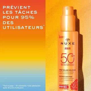 Nuxe Sun Spray Solaire Délicieux haute protection SPF50 visage et corps 50ml