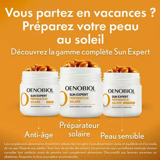Oenobiol Sun Expert Protection Antioxydante 5 – 60 Capsules – Complément alimentaire protection peau & antioxydants