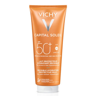 Vichy Capital Soleil Lait Anti-Sable SPF50+ – Protection Solaire Corps Haute Protection