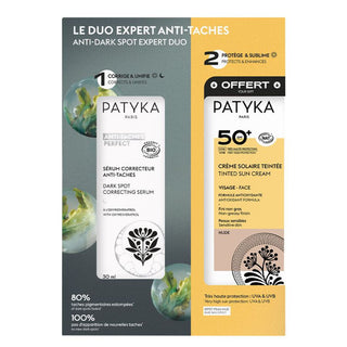 PATYKA Coffret Duo Expert Anti-Taches – Sérum Correcteur &amp; Crème Solaire SPF50+