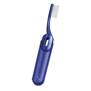 Elgydium Pocket – Brosse à Dents de Voyage Compacte