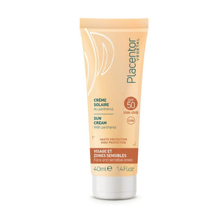 Placentor Végétal Crème Solaire Très Haute Protection SPF 50+ Tube 40 ml