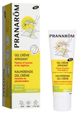 Pranarôm Gel Crème Apaisant Piqûres d'Insectes et de Végétaux Bio 40 ml