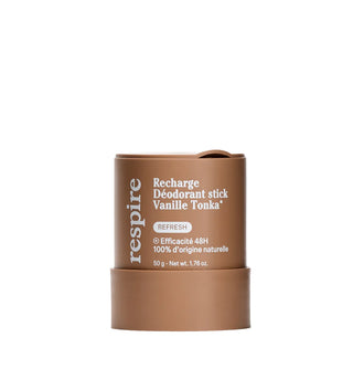 Respire – Recharge Déodorant Stick Vanille Tonka 48h 50g
