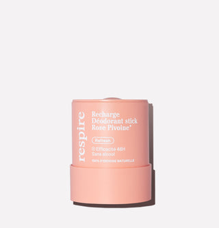 Respire Recharge Déodorant Stick Rose Pivoine – Respire 50 g