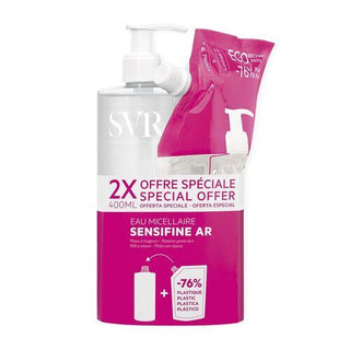 SVR Sensifine AR offre spéciale Eau Micellaire 400ml & Recharge Eau Micellaire 400ml