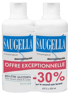 Saugella dermoliquide lot de 2 -30% sur le deuxième