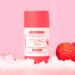 Musc Intime Déodorant Naturel Parfum Sweet Litchi 50 g