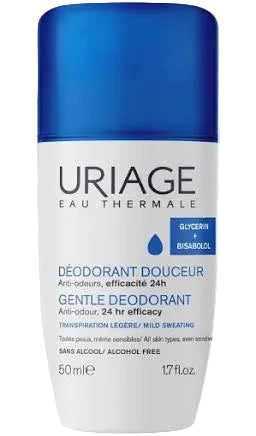 Déodorant Douceur Anti-Odeurs 24h – Uriage (Roll-On 50 ml)