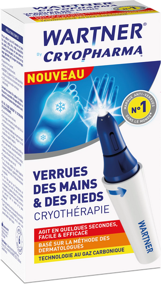 Wartner CryoPharma – Traitement des Verrues des Mains et des Pieds