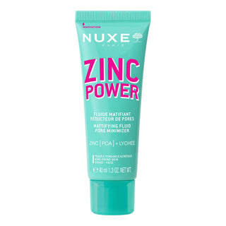 NUXE Zinc Power Fluide Matifiant Réducteur de Pores – 40 ml