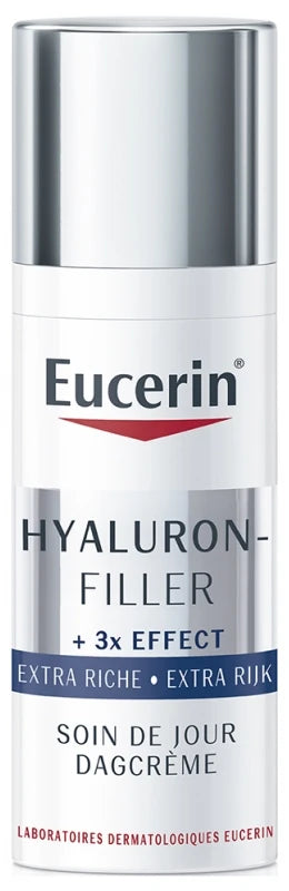 Eucerin Hyaluron-Filler Extra Riche Soin de Jour Peau Très Sèche 50 ml